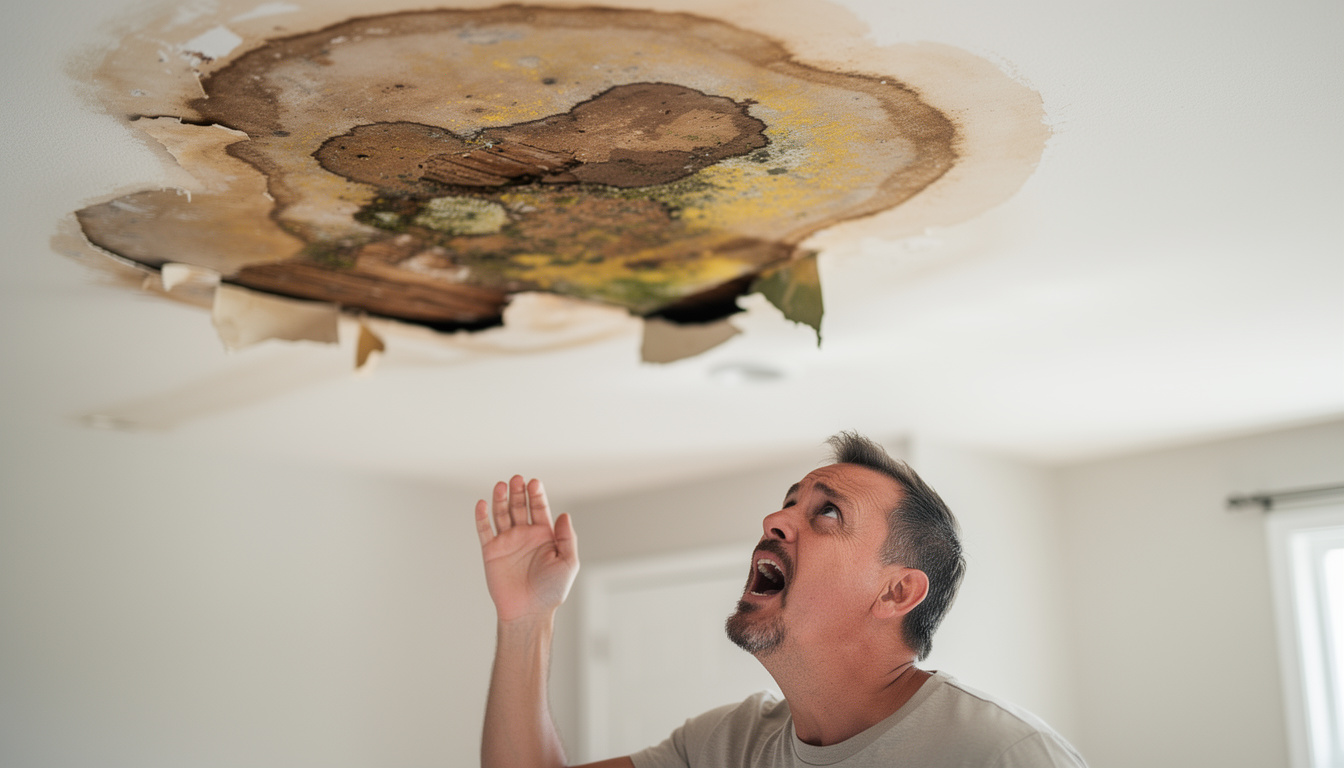 De waterschade: de vlek op je plafond die onmiddellijke actie vereist