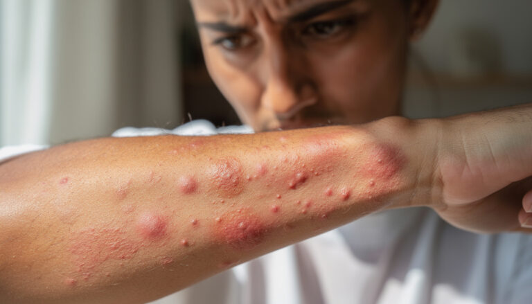 Als je dit ziet op je huid, raadpleeg direct een arts