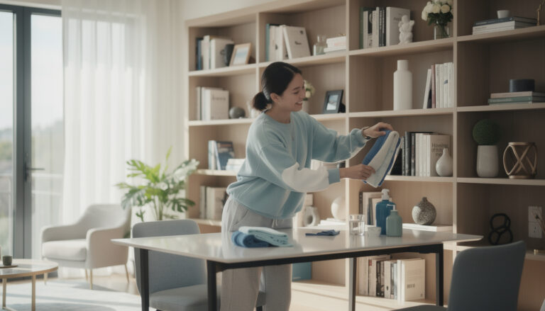 De dagelijkse routine van 10 minuten voor een opgeruimd interieur